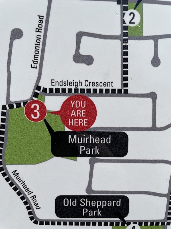Muirhead Park Fitness Route Map